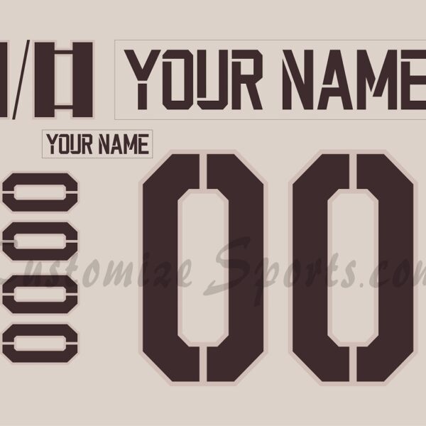 Hershey Bears Customized Number Kit for 2025 Military Jersey