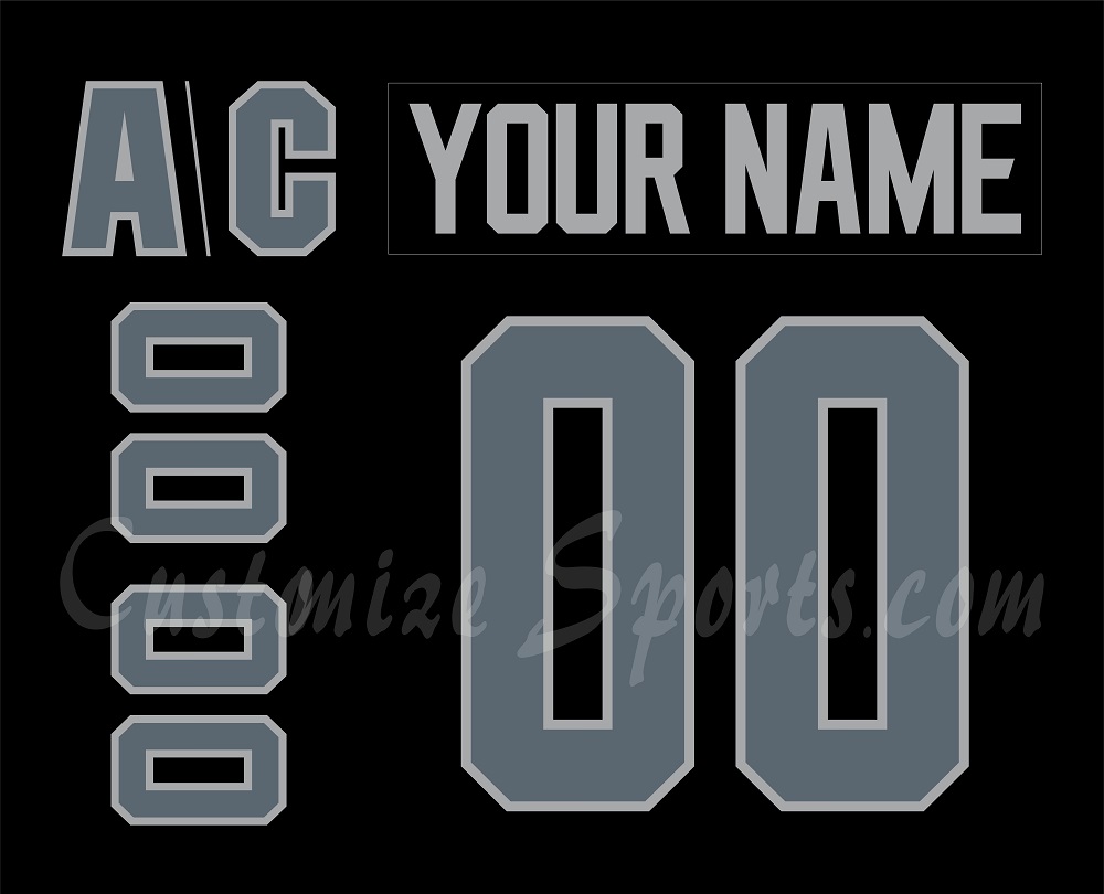 Iowa Heartlanders Customized Number Kit For 2024-Present 3rd Jersey