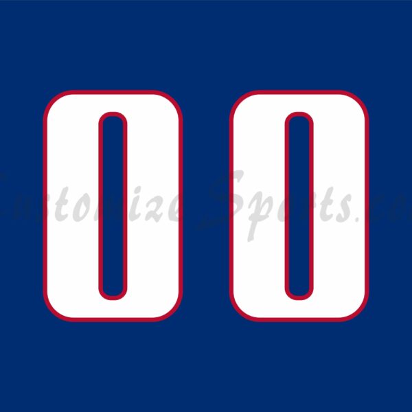 Puerto Rico Customized Number Kit for 2024-Present Caribbean Series Away Jersey