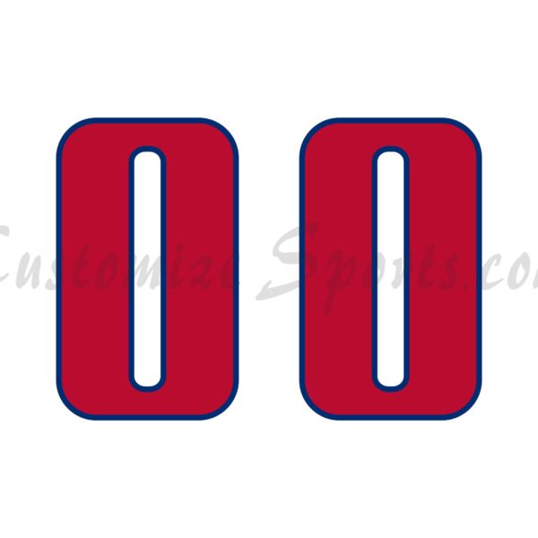 Puerto Rico Customized Number Kit for 2024-Present Caribbean Series Home Jersey