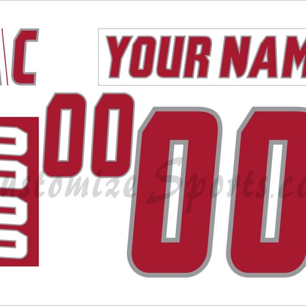Sacred Heart University Customized Number Kit for 2024-Present White Hockey Jersey