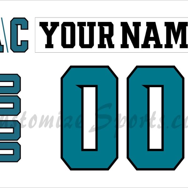 Tahoe Knight Monsters Customized Number Kit for 2024-Present Home Jersey