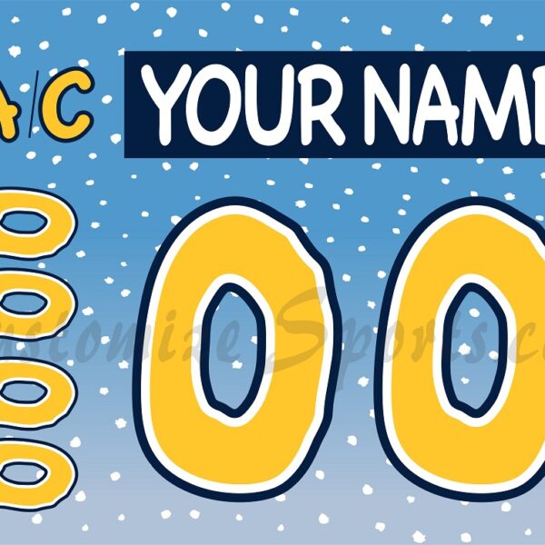 Toledo Walleye Customized Number Kit for 2024-2025 Peanuts Jersey