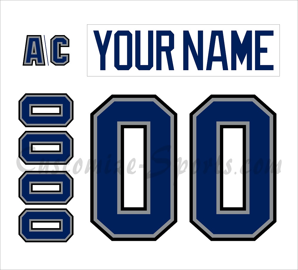 Victoria Royals Customized Number Kit For 2024-Present Home Jersey