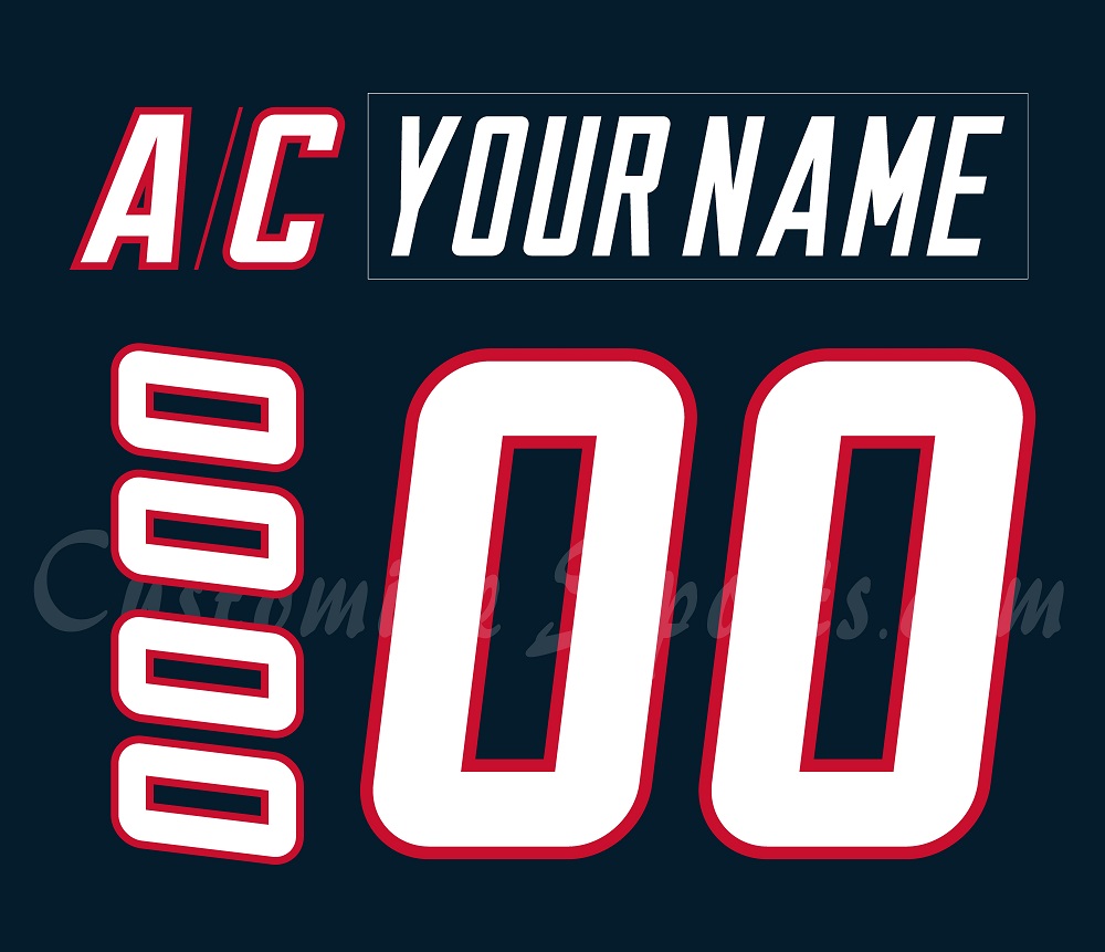 AHL All Star Customized Number Kit For 2025 North Division Jersey