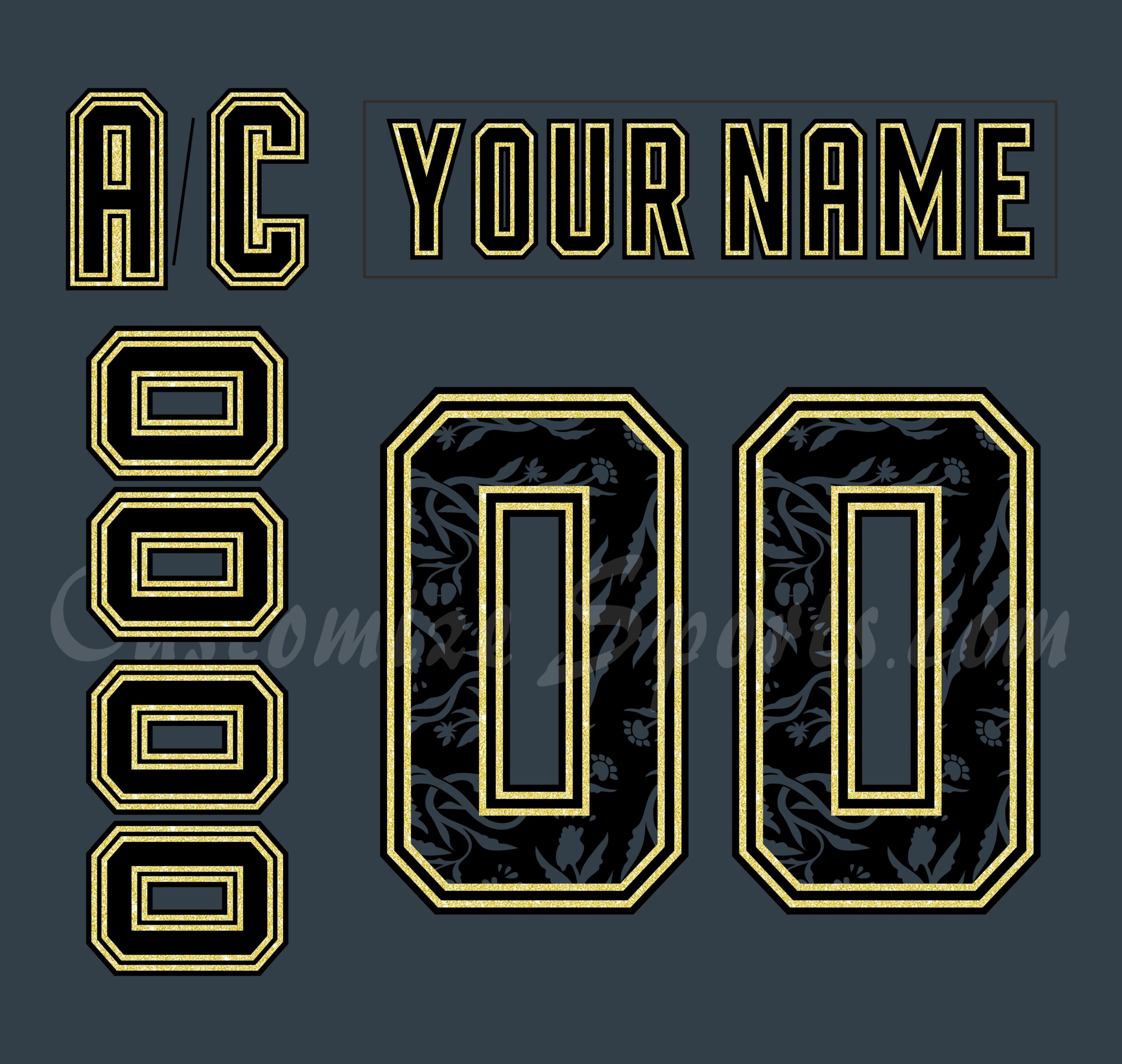 Vegas Golden Knights Customized Number Kit For 2025 Donate Life Knight Jersey