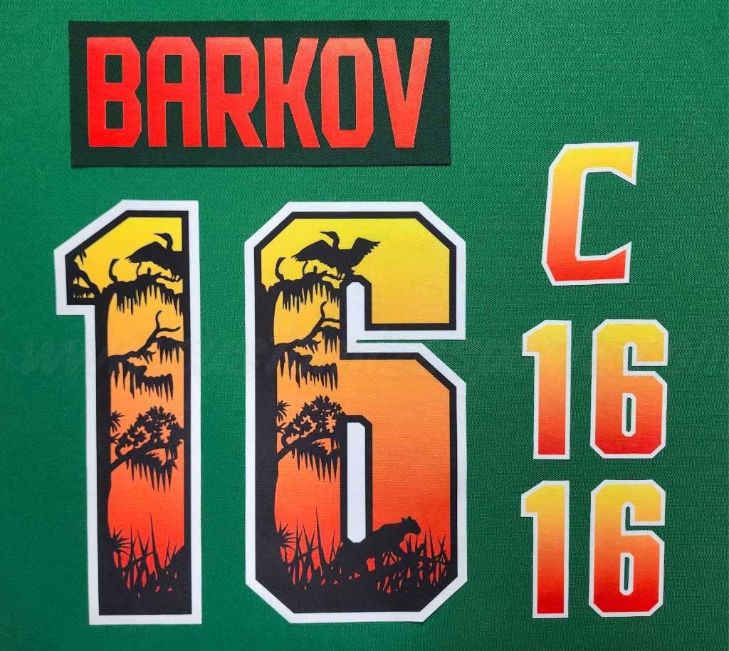 Florida Panthers Customized Number Kit For 2024-2025 Conservation Jersey - Image 2