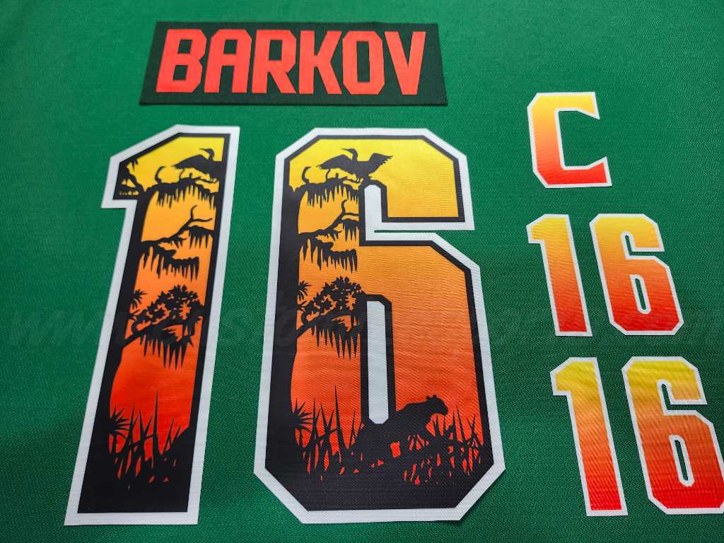 Florida Panthers Customized Number Kit For 2024-2025 Conservation Jersey - Image 3