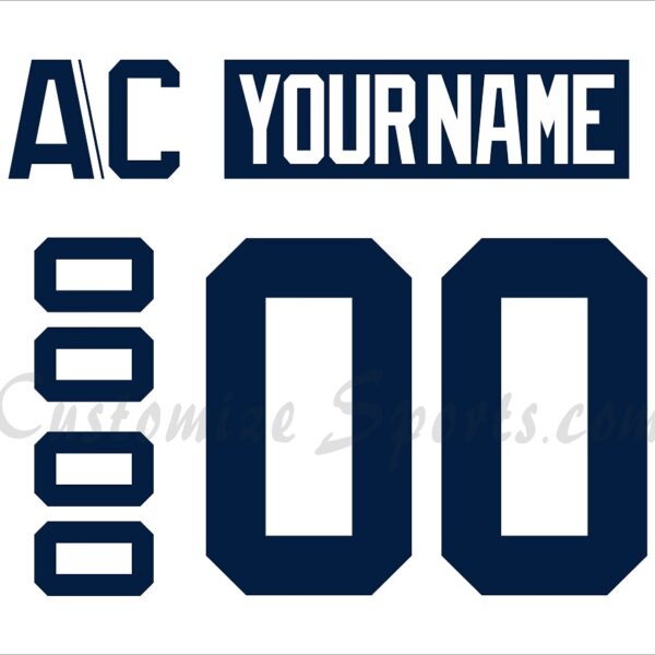 NCAA Pennsylvania State University Customized Number Kit for 2014-Present White Hockey Jersey