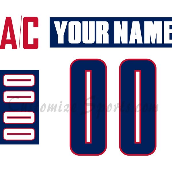 IIHF Team Russia Customized Number Kit for 2001-2005 White Hockey Jersey