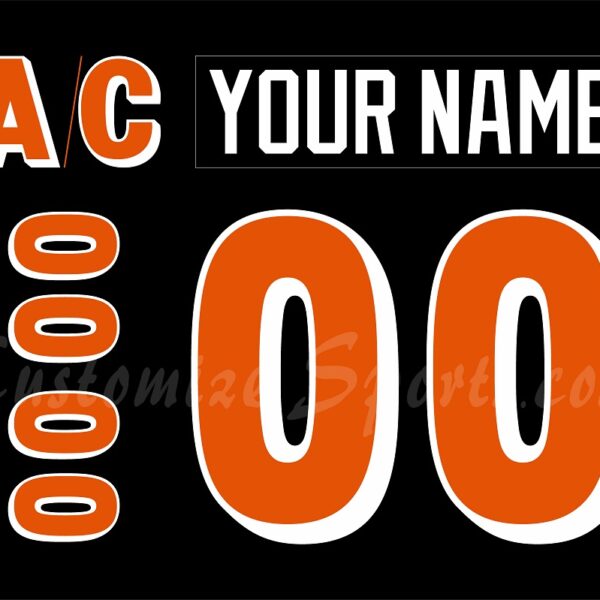 San Diego Gulls Customized Number Kit For 2000-2004 Away Jersey