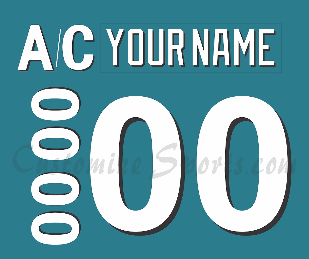 IHL All Star Customized Number Kit for 1995 East Jersey