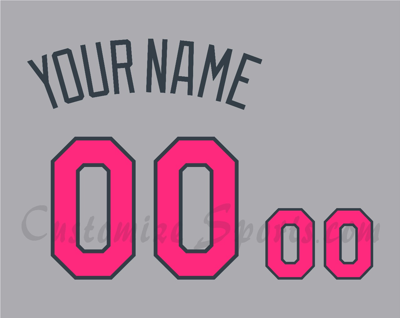 Baseball New York Mets Customized Number Kit for 2016-2017 Mother day Jersey