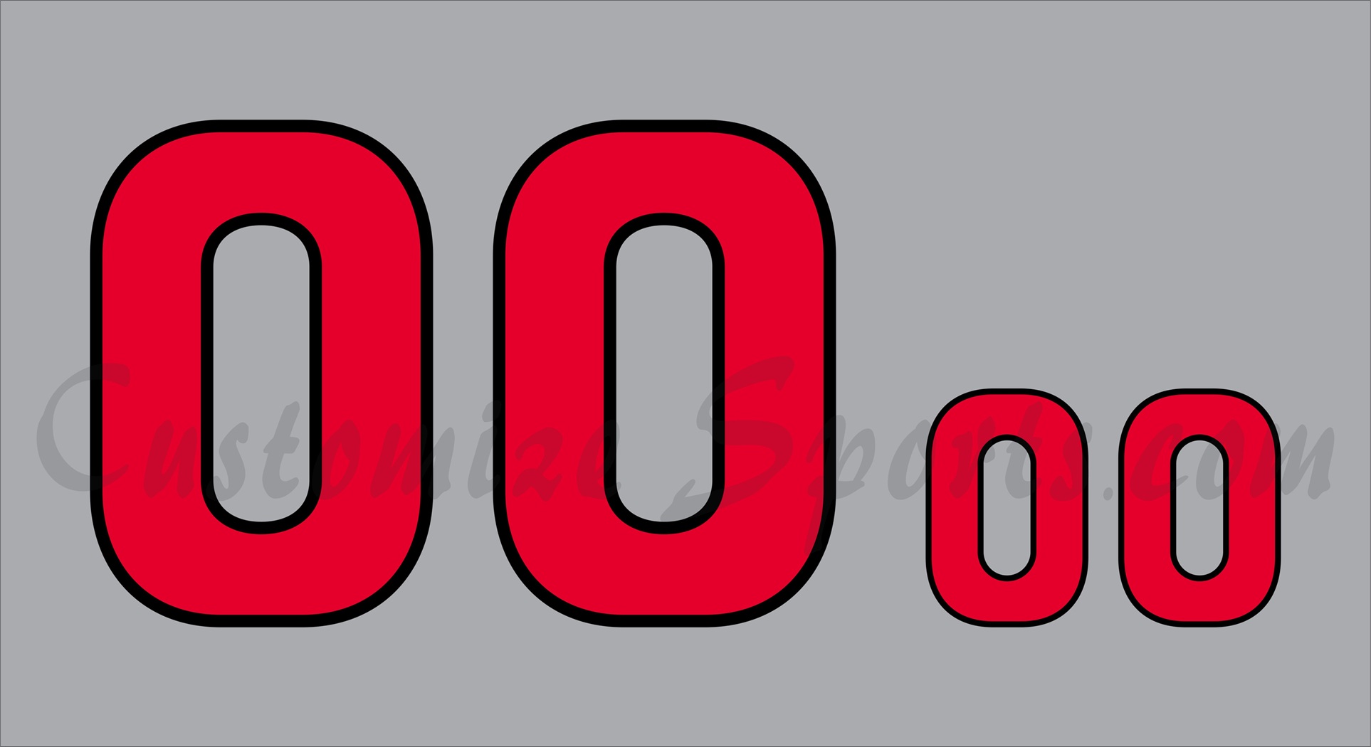 Rocket City Trash Pandas Customized Number Kit for 2022-Present Away Gray Jersey