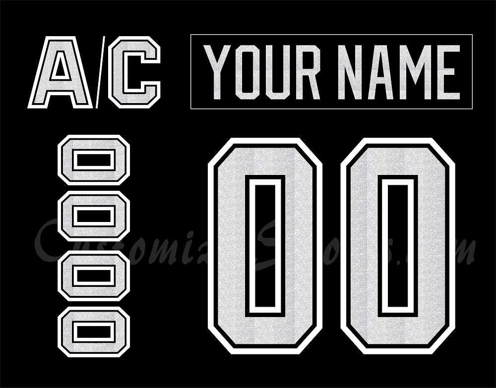 Los Angeles Kings Customized Number Kit For 2025-Present Home Jersey