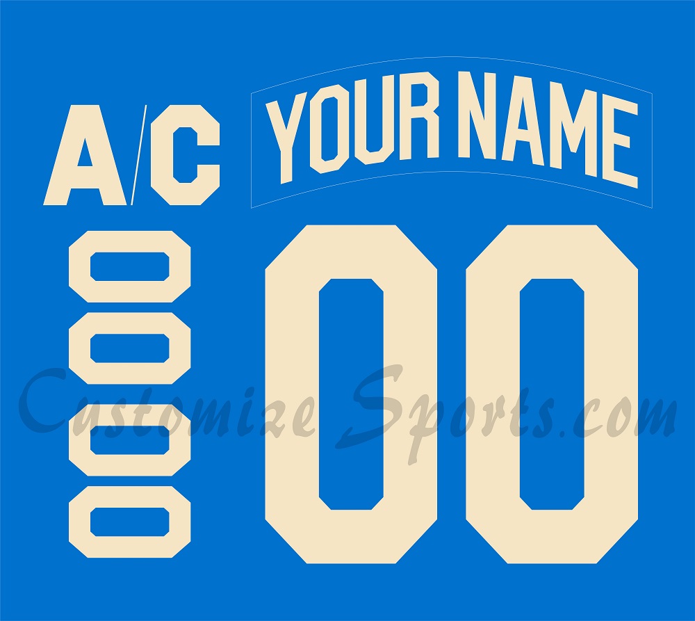 New York Rangers Customized Number Kit For 2025-2026 Centennial Jersey