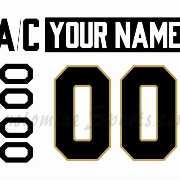 Salt Lake Golden Eagles Customized Number Kit for 1993-1994 White Jersey