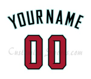 Baseball Arizona Diamondbacks Customized Number Kit for 2025-Present Home Jersey